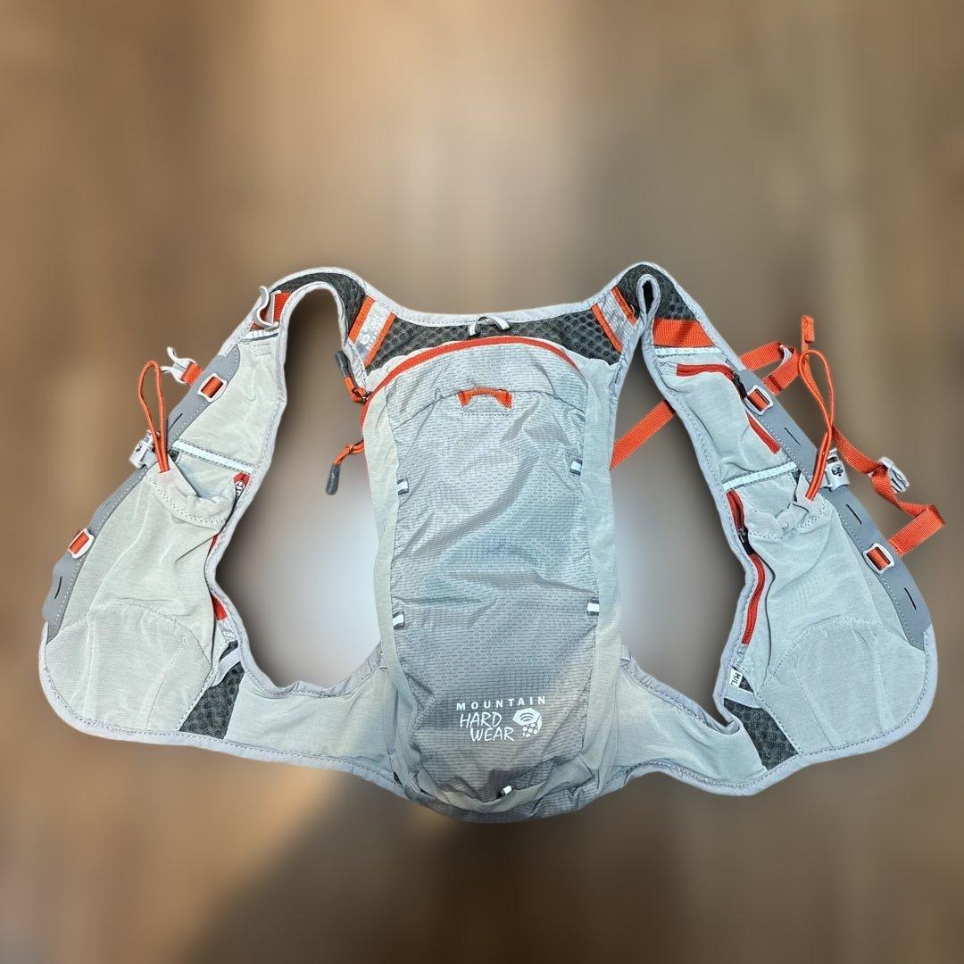 MOUNTAIN HARD WEAR ランニングベスト グレー/オレンジ