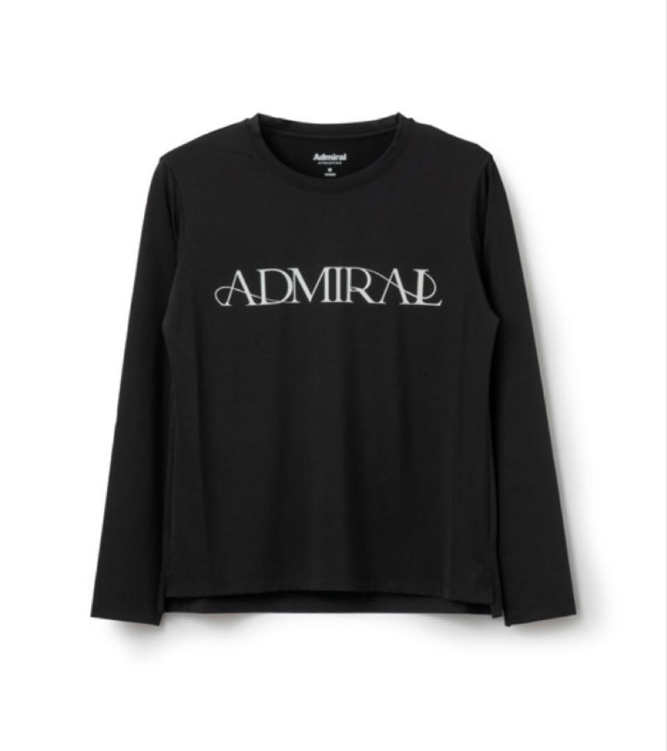 ADMRIAL ♡【新品未使用】セリフロゴプラクティスロンTブラック L