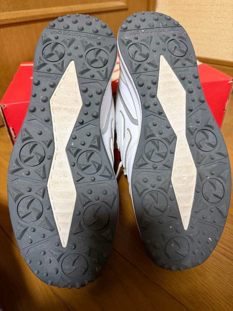 良品☆ニューバランス 996 スパイクレスゴルフシューズ 27.5cm 白