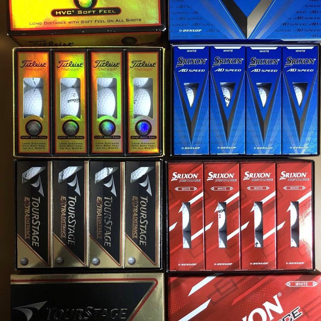 4ダース　ゴルフボールセット Tourstage Titleist Srixon