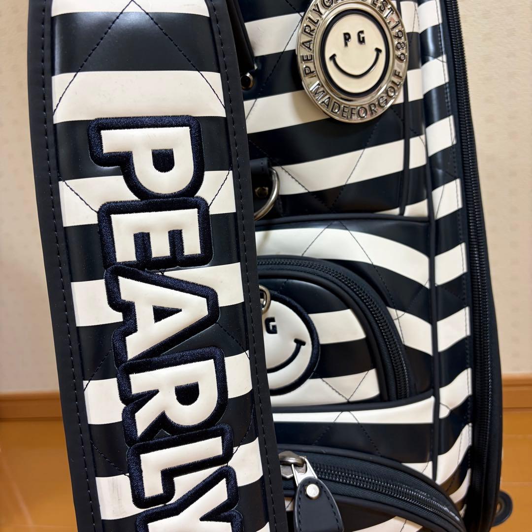 PEARLY GATES ストライプ キャディバッグ