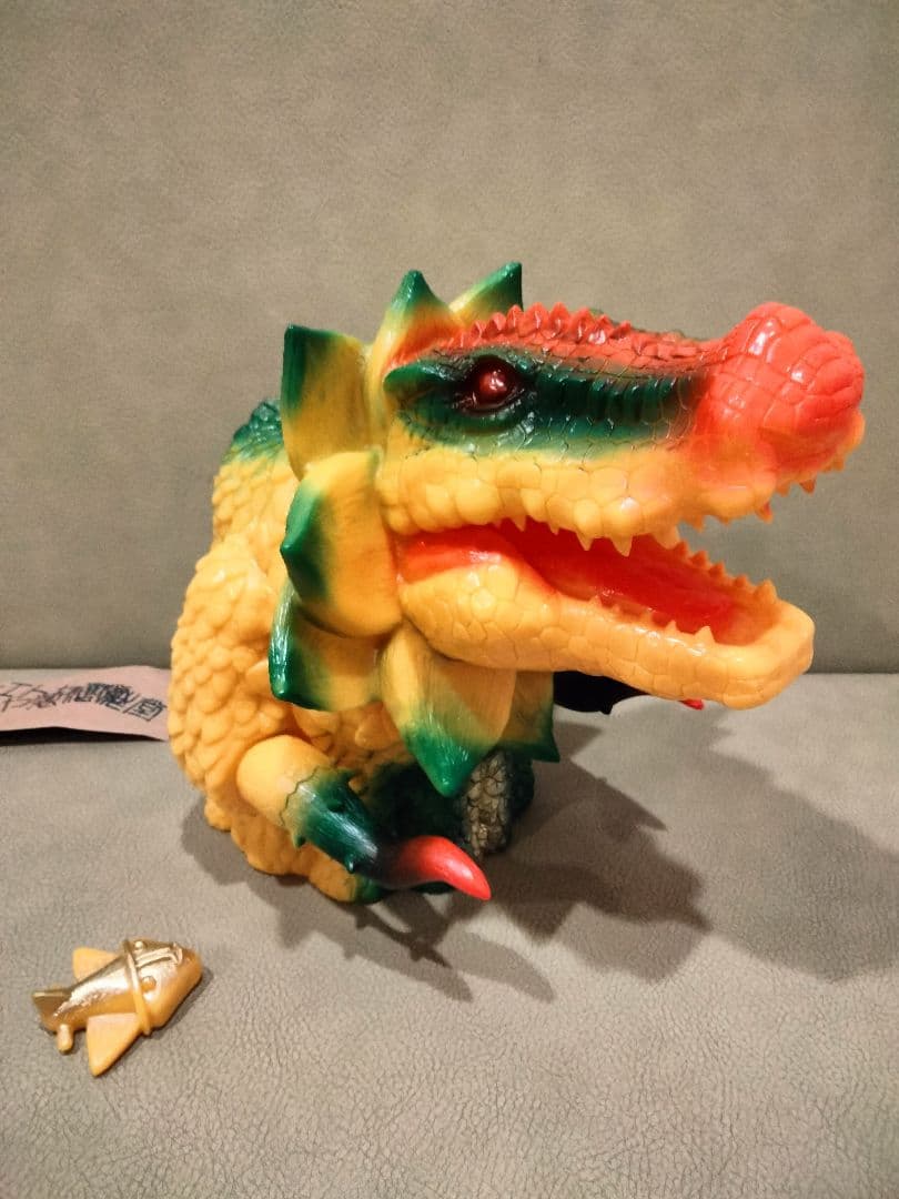 ソフビ　monstock　超古代神類ポゴンゴ　黄　izumonster　安楽安作