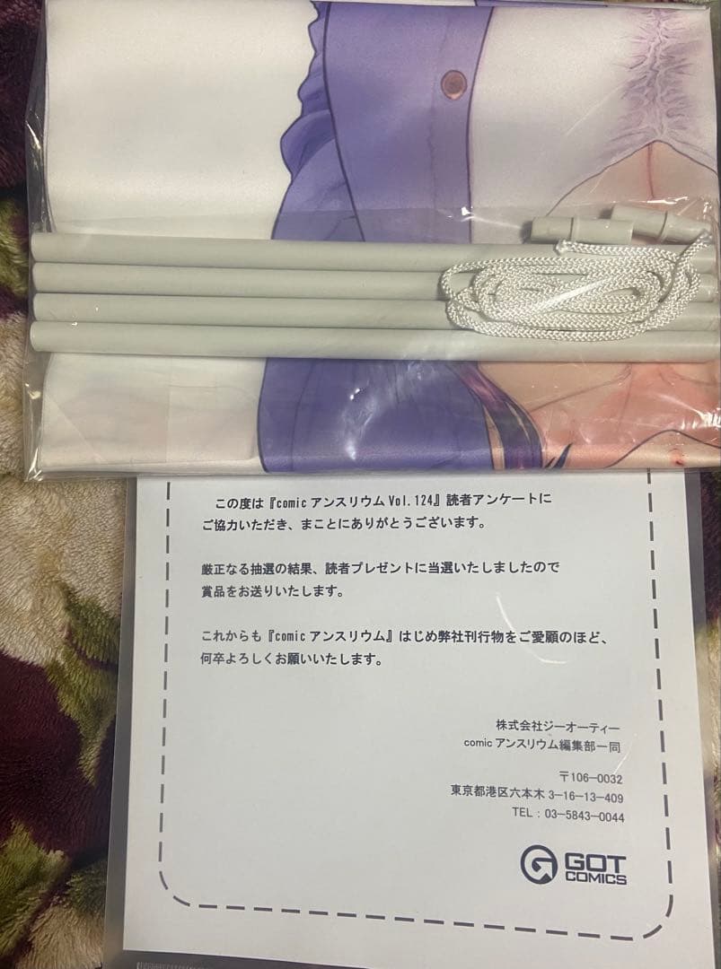 【新品未開封】越山弱衰先生　直筆サイン入りB2タペストリー　当選品　非売品