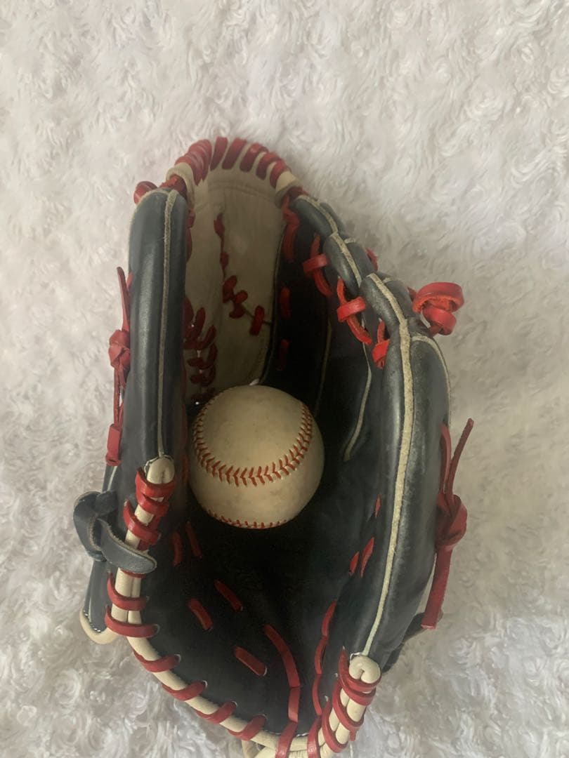 Rawlings 野球グローブ 黒と白