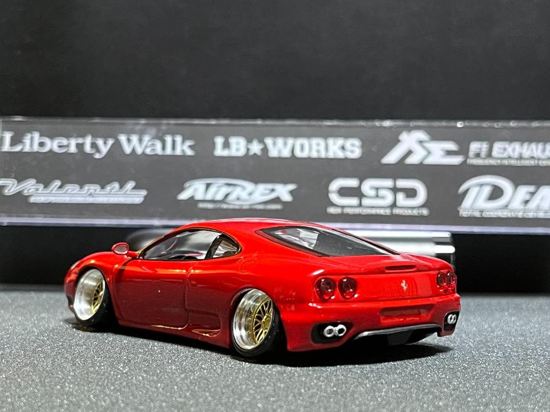 【1/43 カスタム】フェラーリ360モデナ BBS LM風
