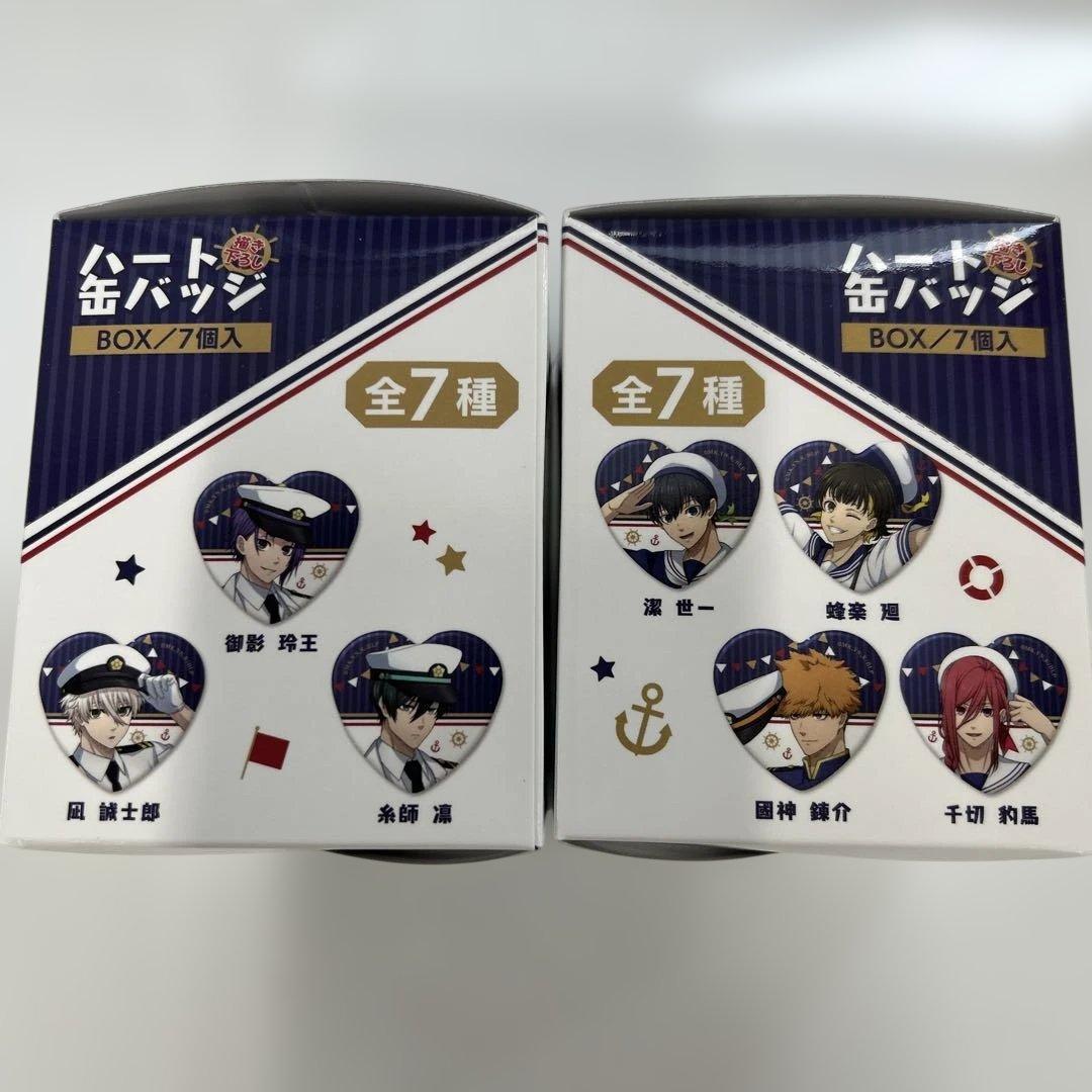 ブルーロック マリンルック 缶バッジ8箱/カード1箱/アクキー/特典付