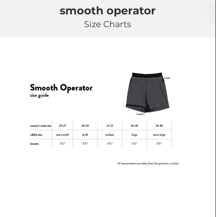 ウォーキング・ランニングウェア rabbit Smooth Operator 7\" Short