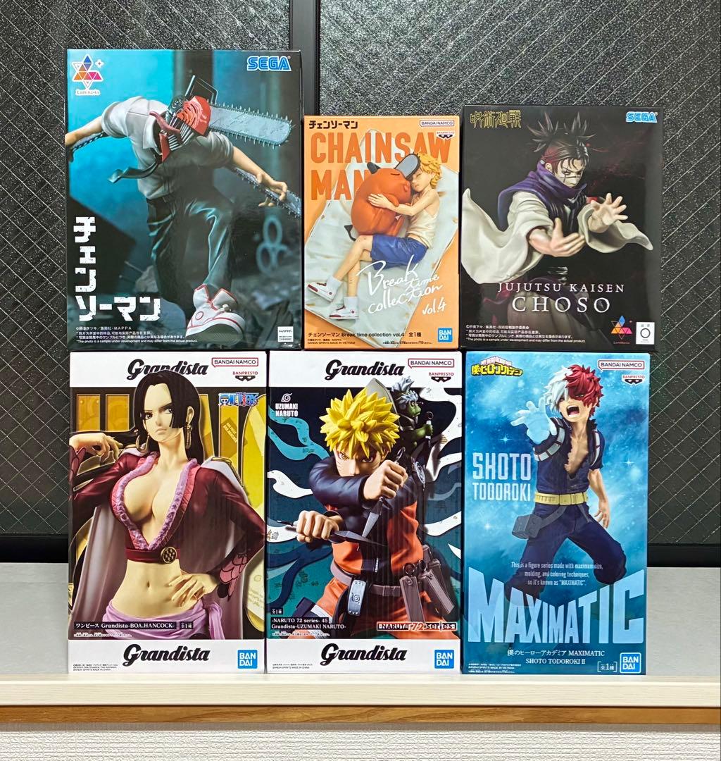 【人気アニメ フィギュア 6種6体セット】 まとめ売り／／>>・