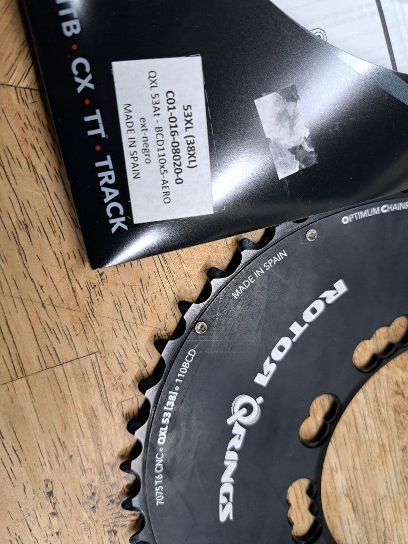 ROTOR QXL QRings チェーンリング 53T 38T セット