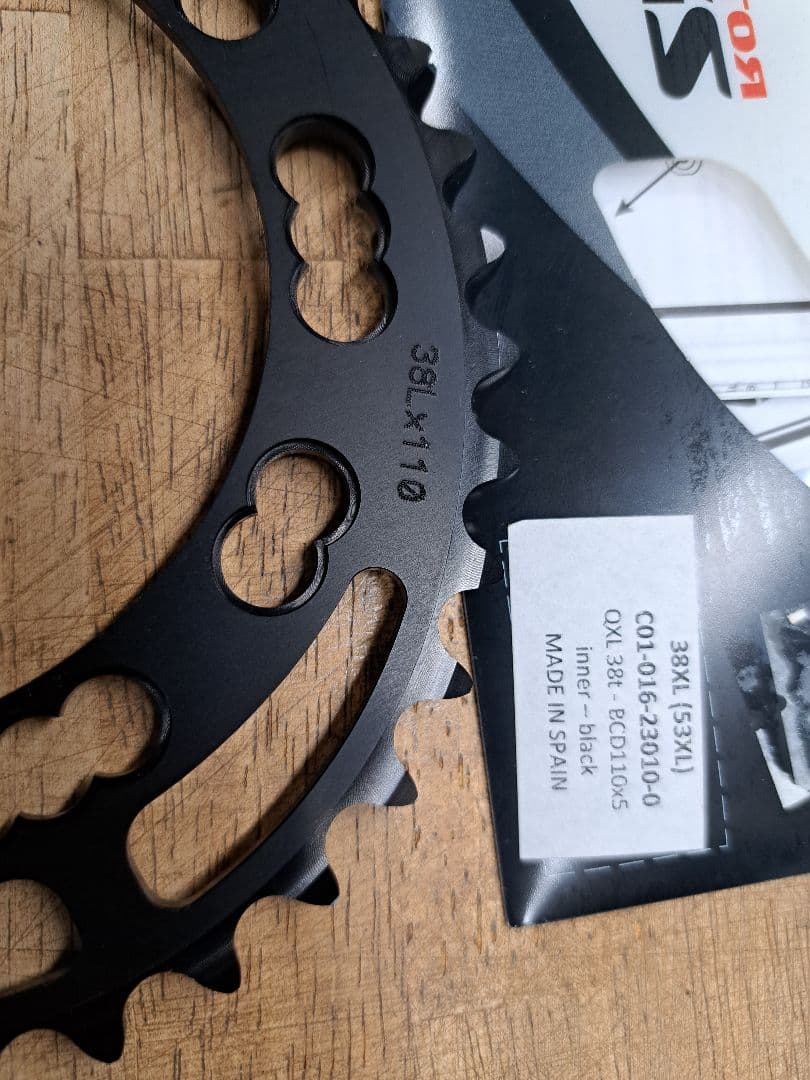 ROTOR QXL QRings チェーンリング 53T 38T セット