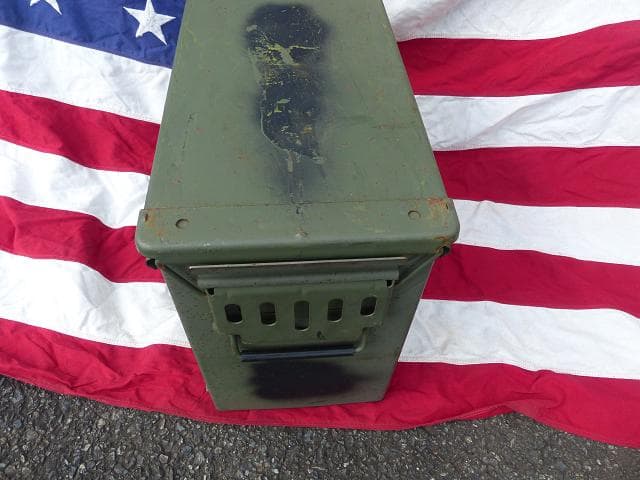 米軍　弾薬箱　AMMO BOX 特大　道具箱 などに　キャリングケース　87