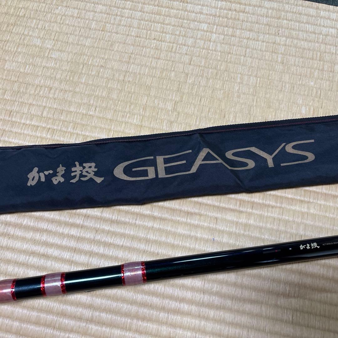 希少　釣竿がまかつGEASYS フィッシングロッド 35-400 専用ケース付き