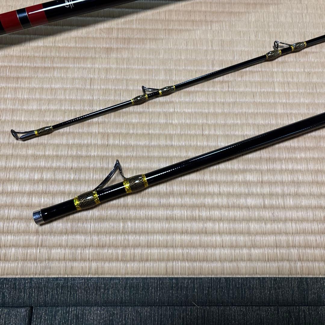 希少　釣竿がまかつGEASYS フィッシングロッド 35-400 専用ケース付き
