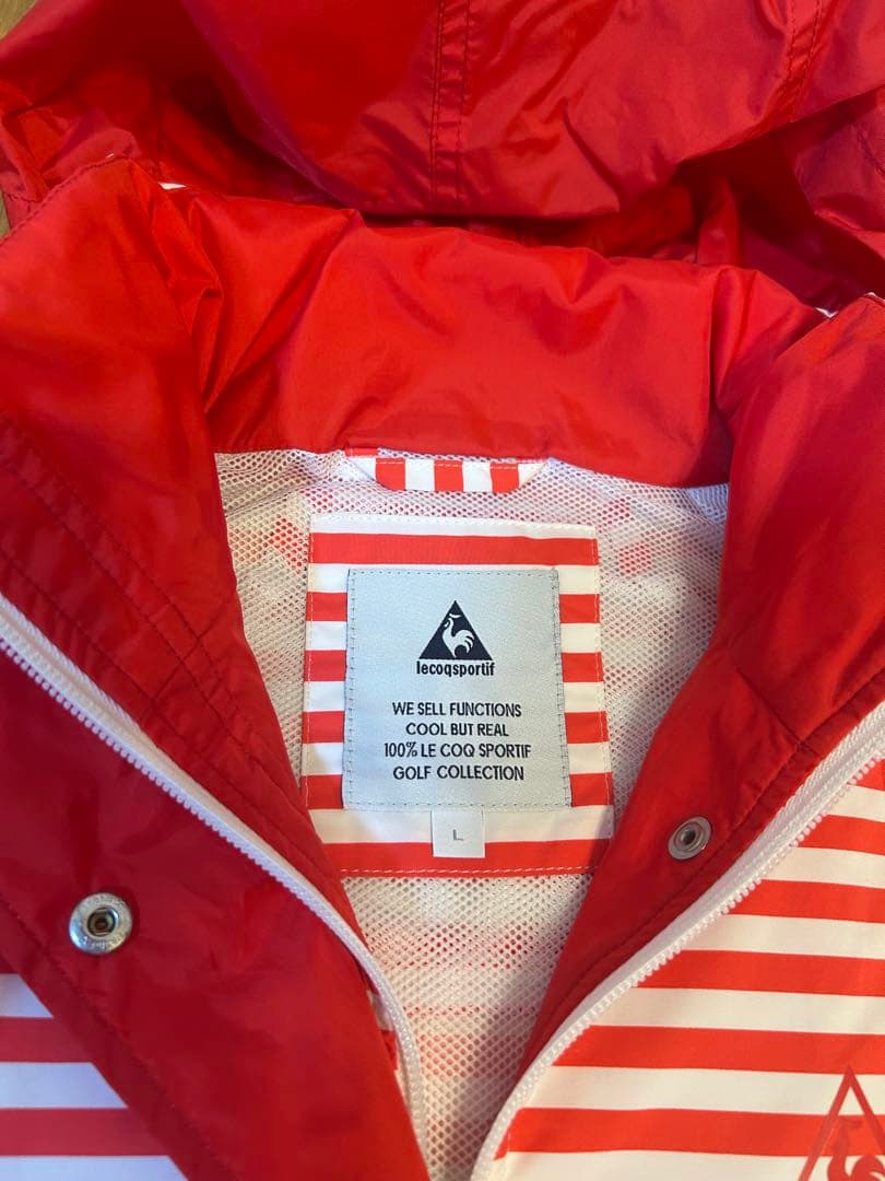 【未使用】ルコック(Le coq sportif)ゴルフ用 レインウェアLサイズ