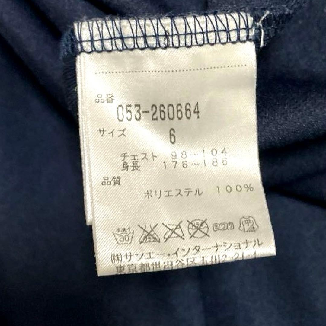 PARLY GATES ハーフジップ 半袖 トレーニングシャツ サイズ6 XL