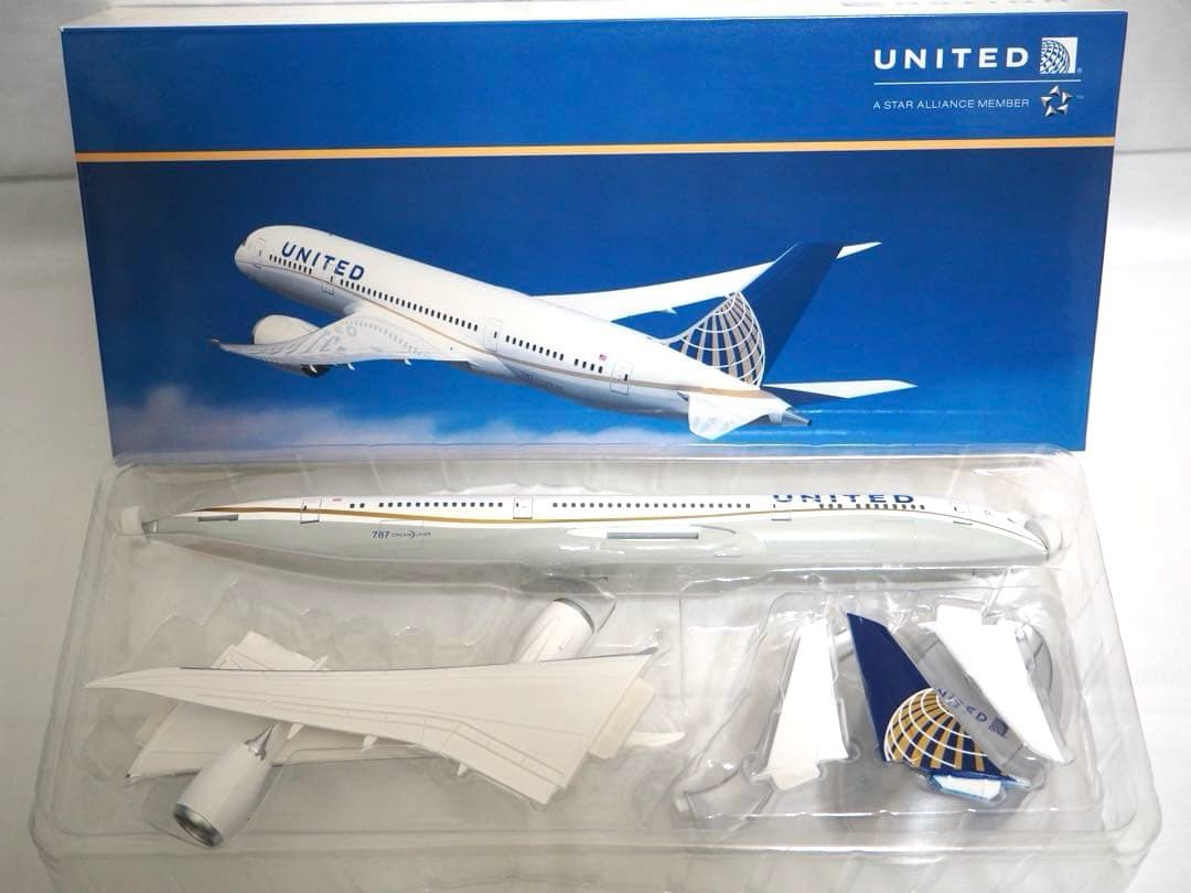 ユナイテッド航空 1/200 B787-9 UNITED ユニコーン塗装