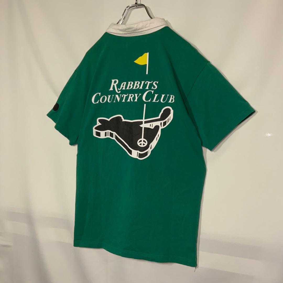 【希少】 FR2 golf ポロシャツ　グリーン×ホワイトカラー