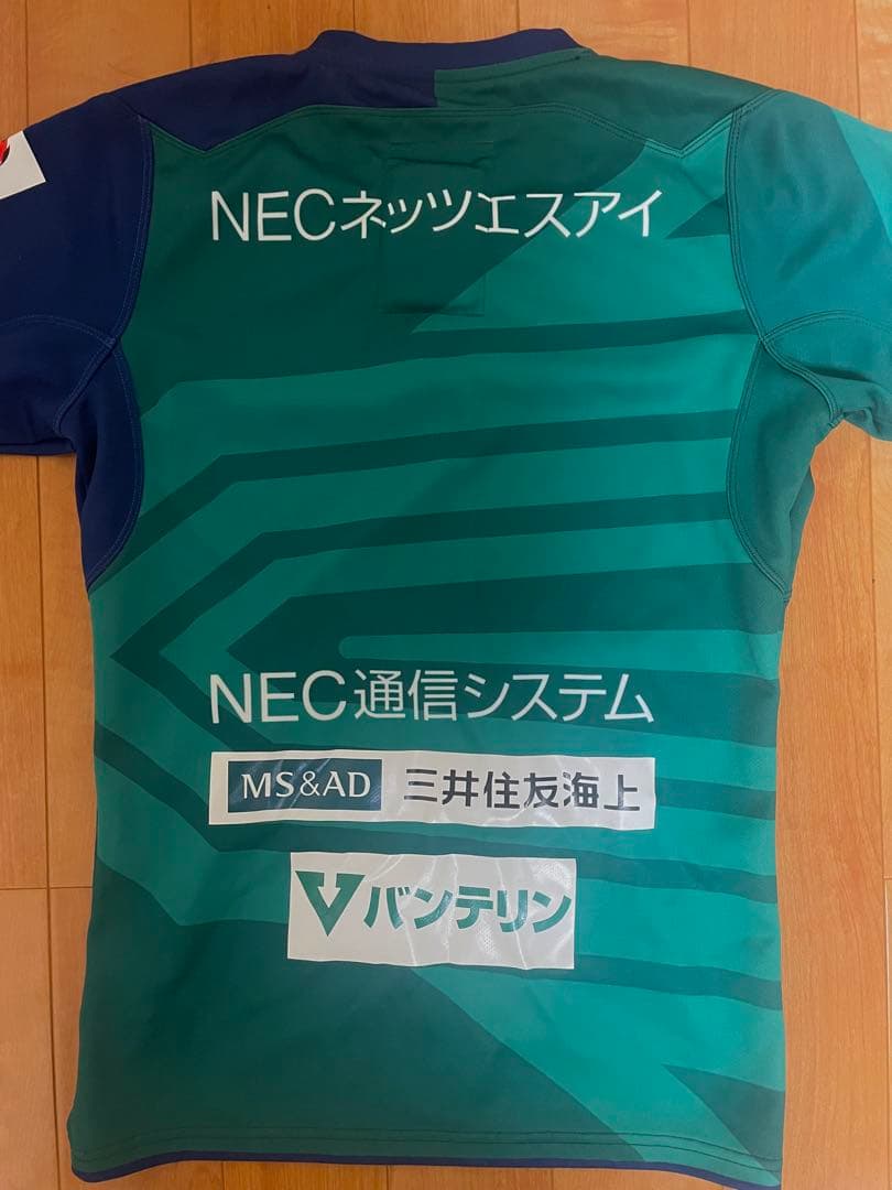 ラグビーリーグワン　NECグリーンロケッツ東葛　ゲームジャージ