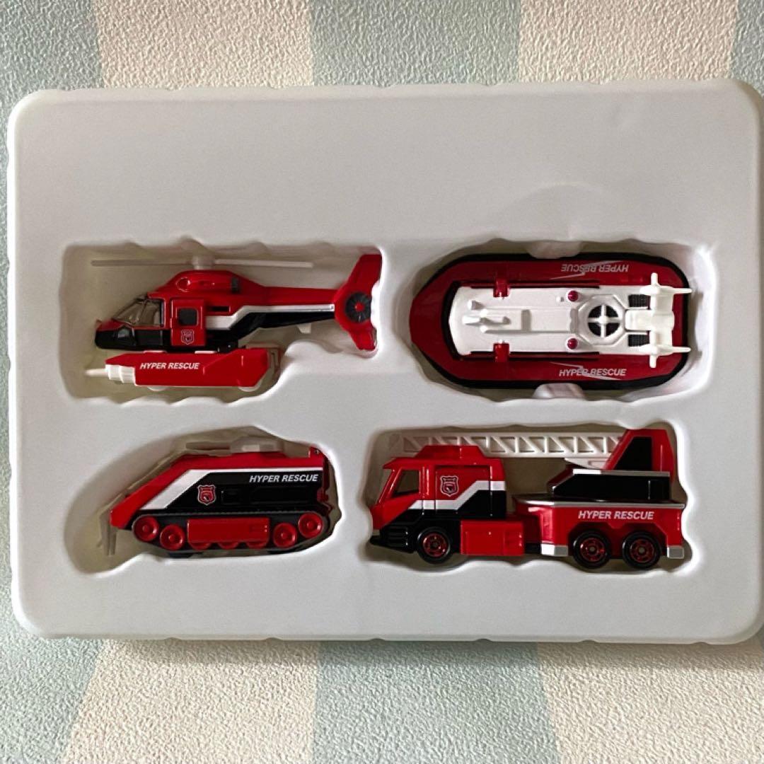トミカ ハイパーレスキュー機動車＆救急車両セット はたらくくるま