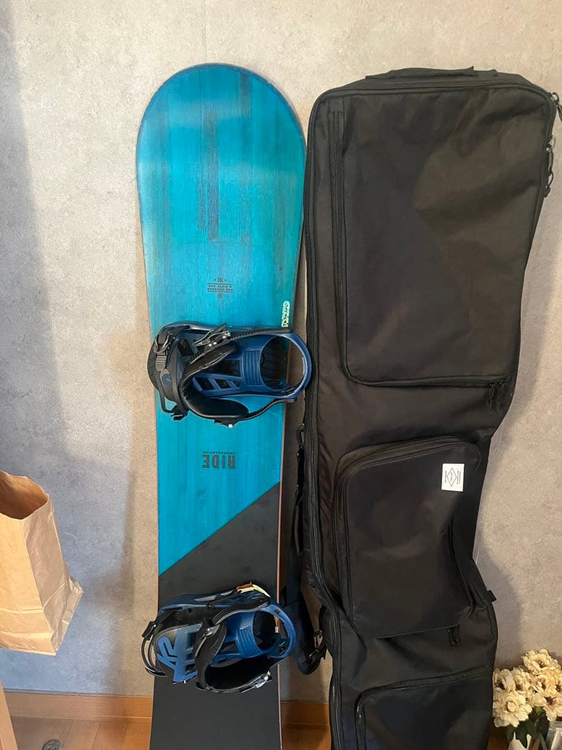 RIDE manic 161cm (カバー付き) スノーボードセット