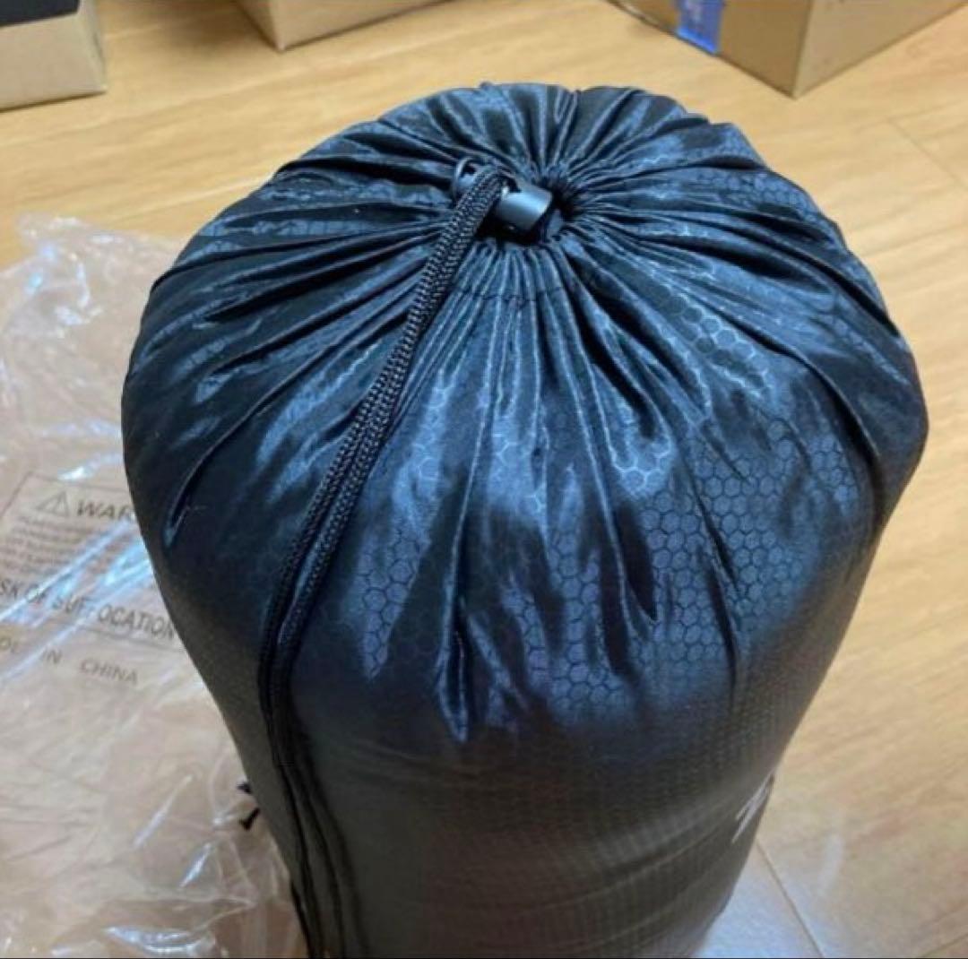 ✨新品❗️✨Zaida筒形寝袋【1.0kg】オールシーズン5〜20℃対応★黒／2個