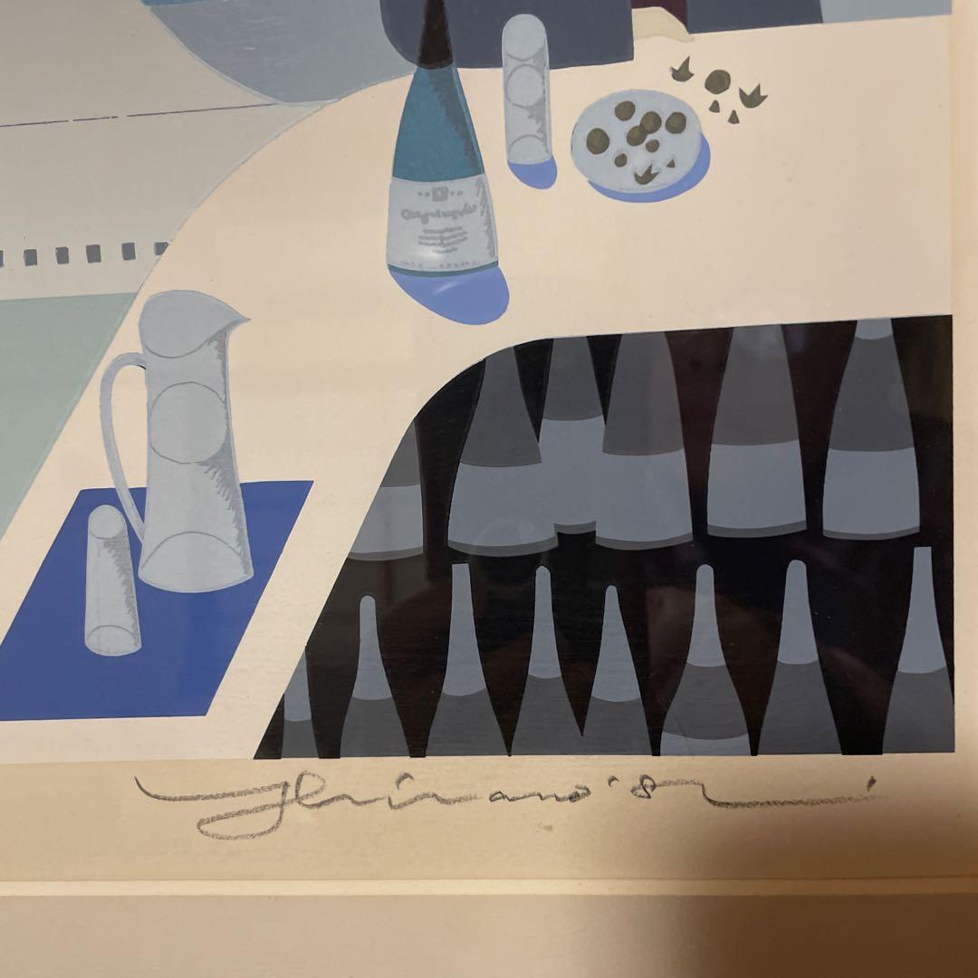 シルクスクリーンアート 航空 平野琳人作