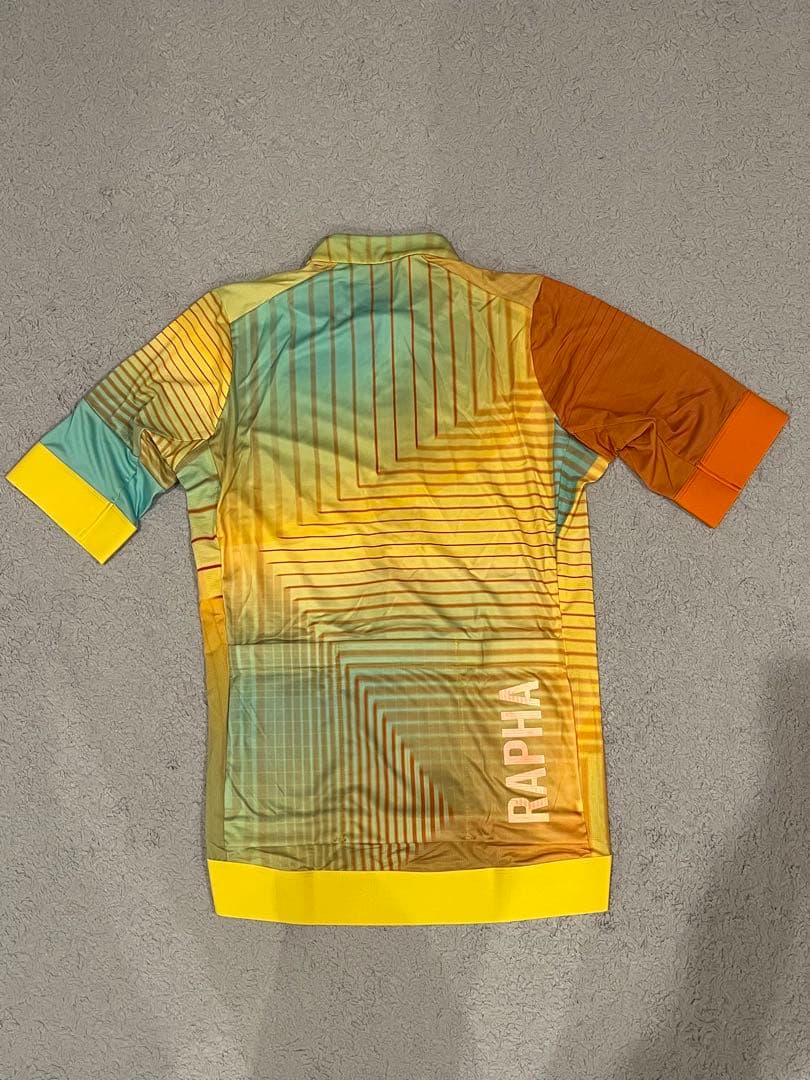 Rapha 自転車ジャージ半袖 メンズSサイズ (黄色)