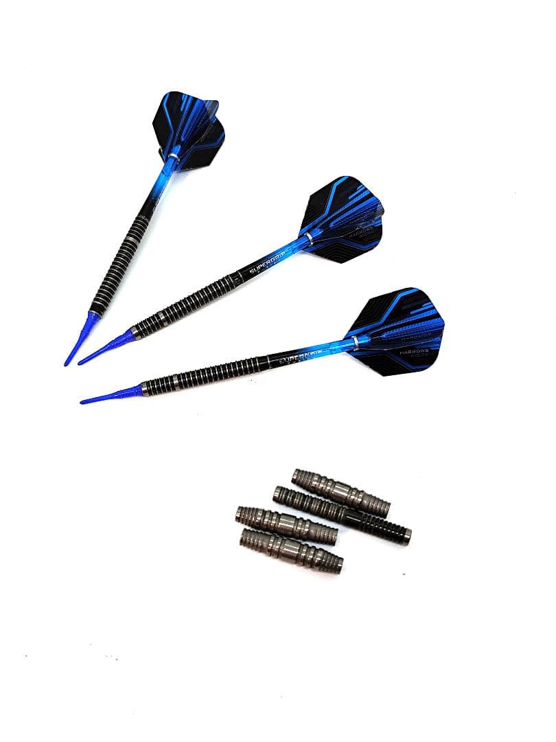 Harrows タングステンソフトチップダーツ3本その他セット！中古品