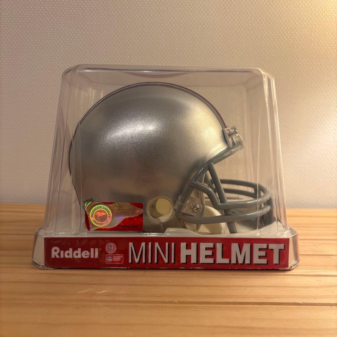 Riddell オハイオ州バックアイズ アメフト ミニフットボールヘルメット