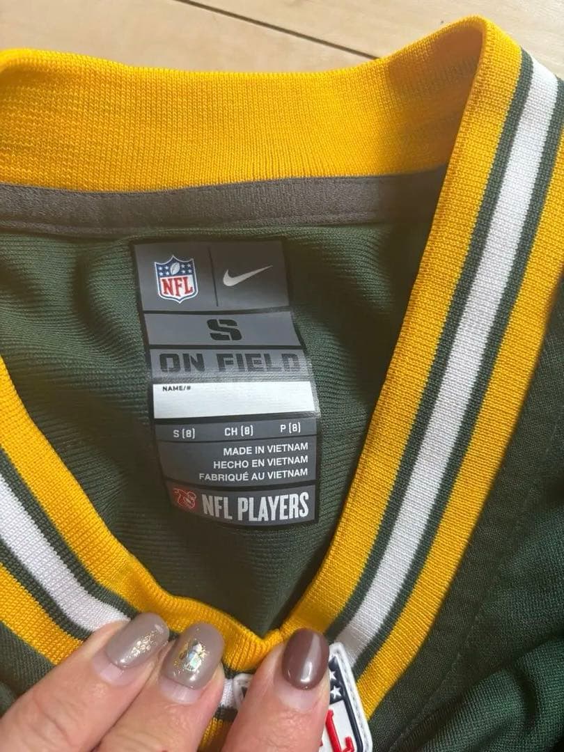 Green Bay Packers Rodgers 12 ジャージ S