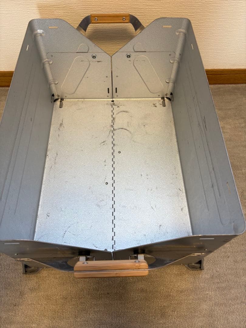 ポール　中古品　スノーピーク シェルフコンテナ 50➕25セット