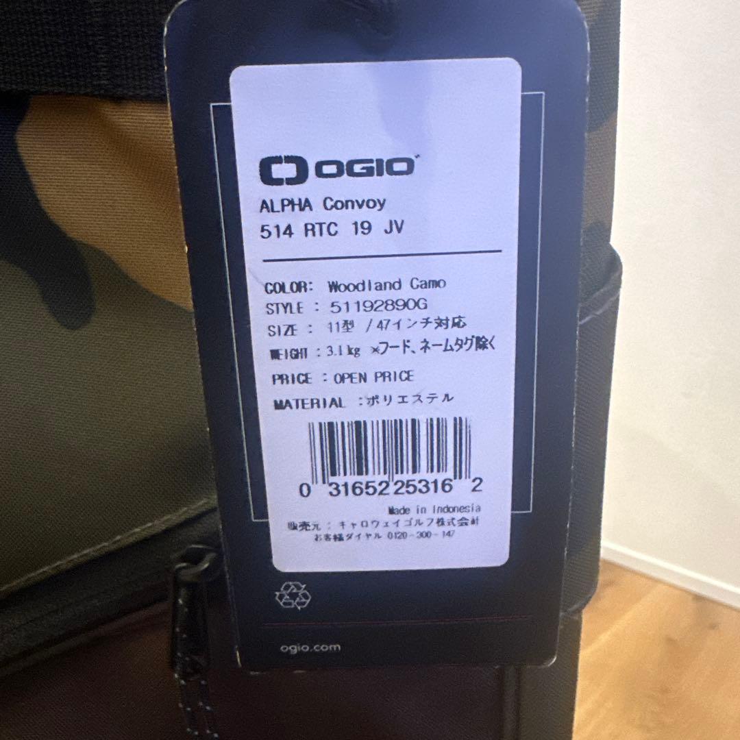 Jeep×OGIO ゴルフキャディーバッグ　CAMO 14分割　レア