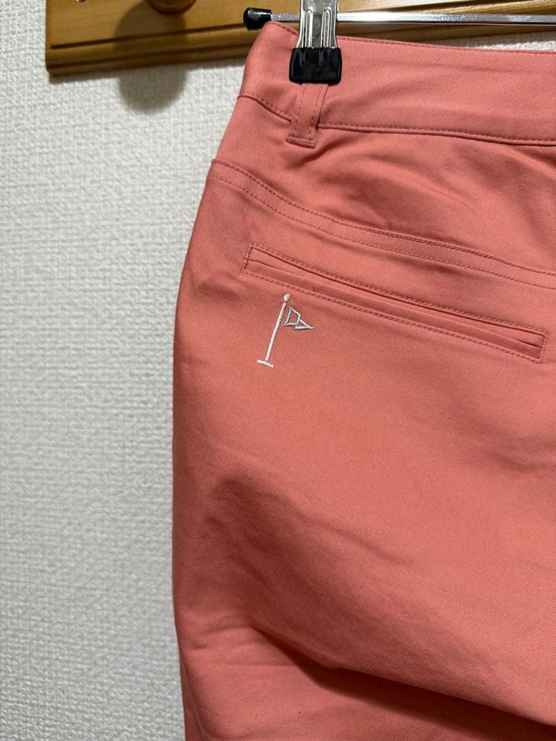 BEAMS GOLF ストレッチピンクパンツ レディース ゴルフ