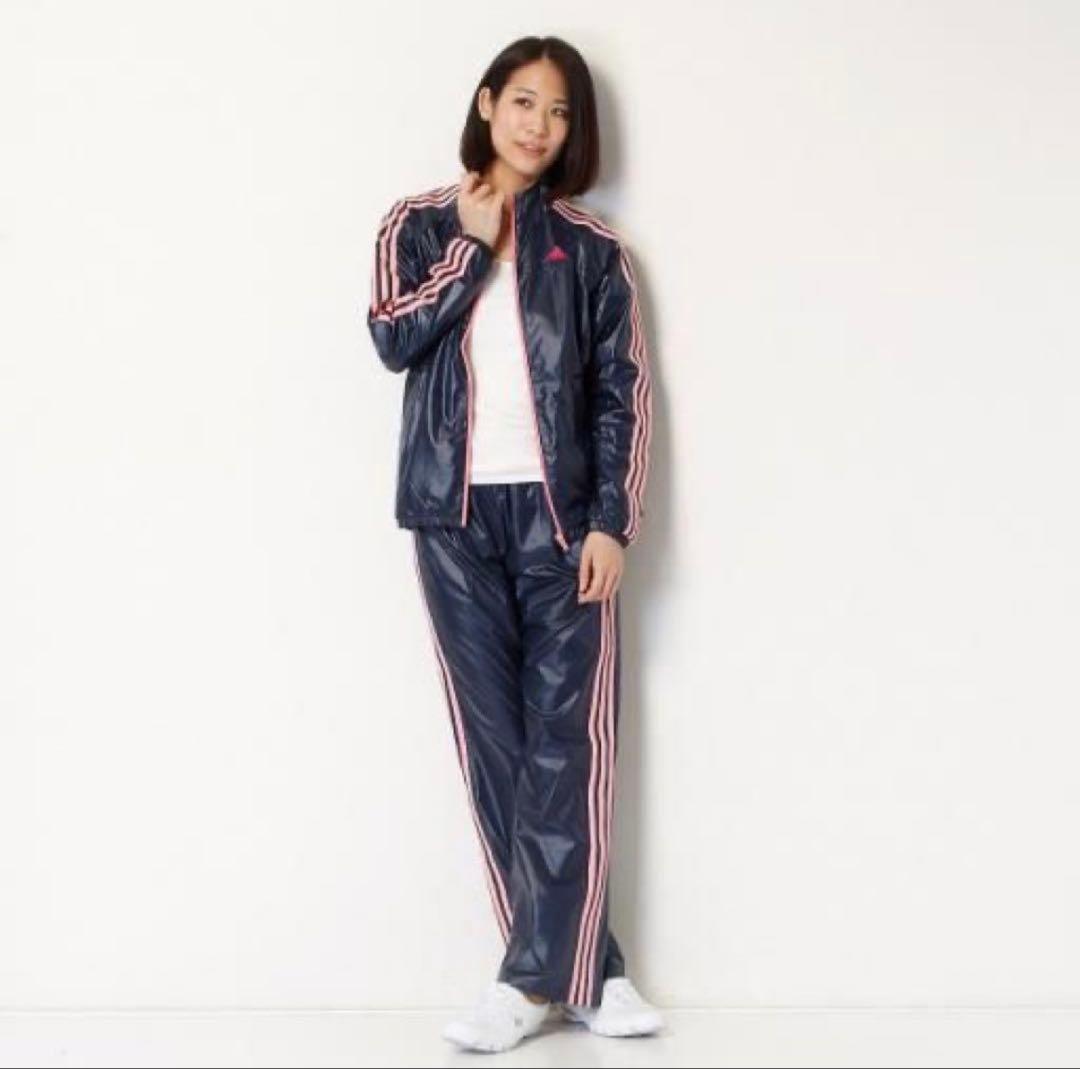 ♥ アディダス ♥ 上下 adidas ジャージ ネイビー ピンク シャカシャカ