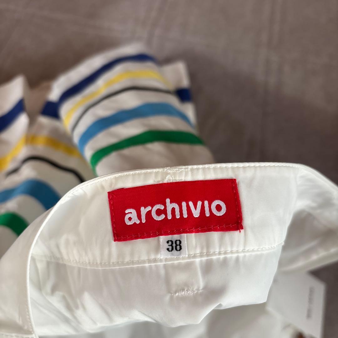 archivio ストライプスカート 38サイズ