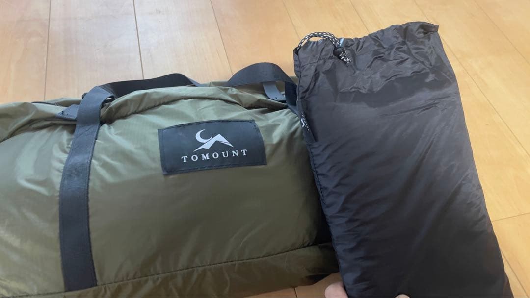 専用TOMOUNT MOON G用拡張テント（使用1）＋専用TPUドア