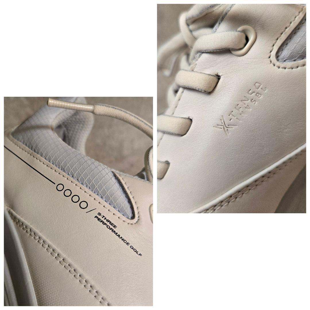 ECCO S-THREE ゴルフシューズ メンズ 防水 スパイクレス レザー