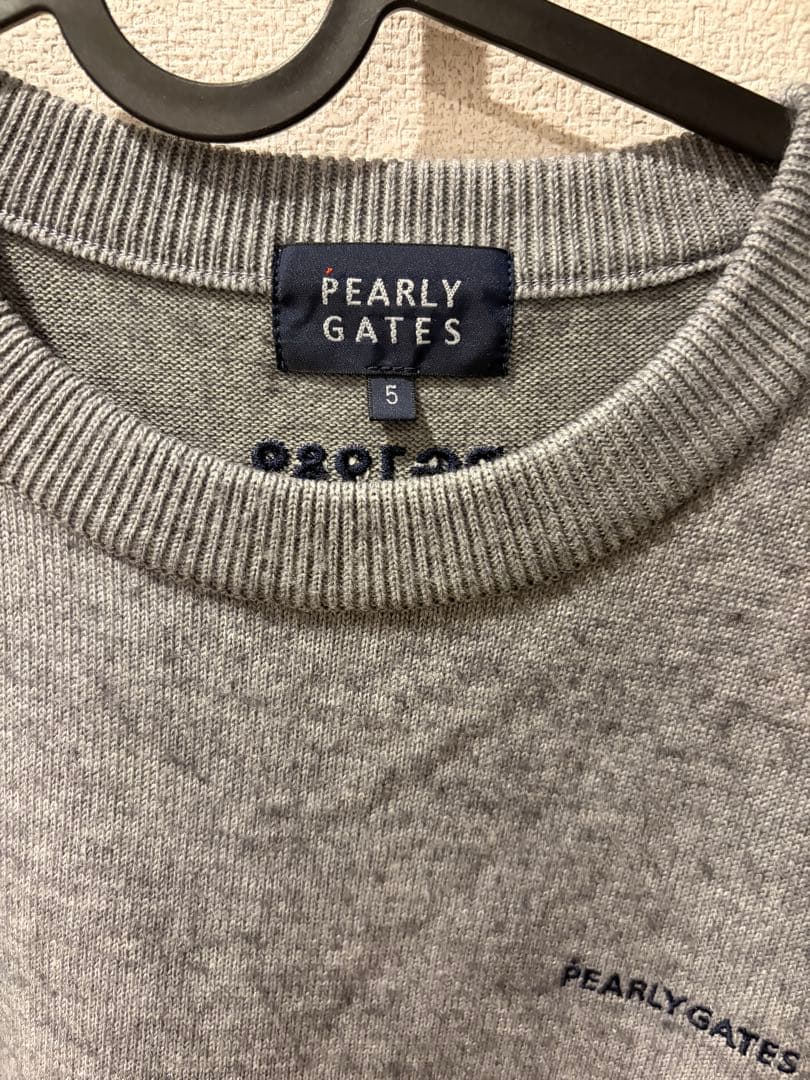 PEARLY GATES グレー セーター M