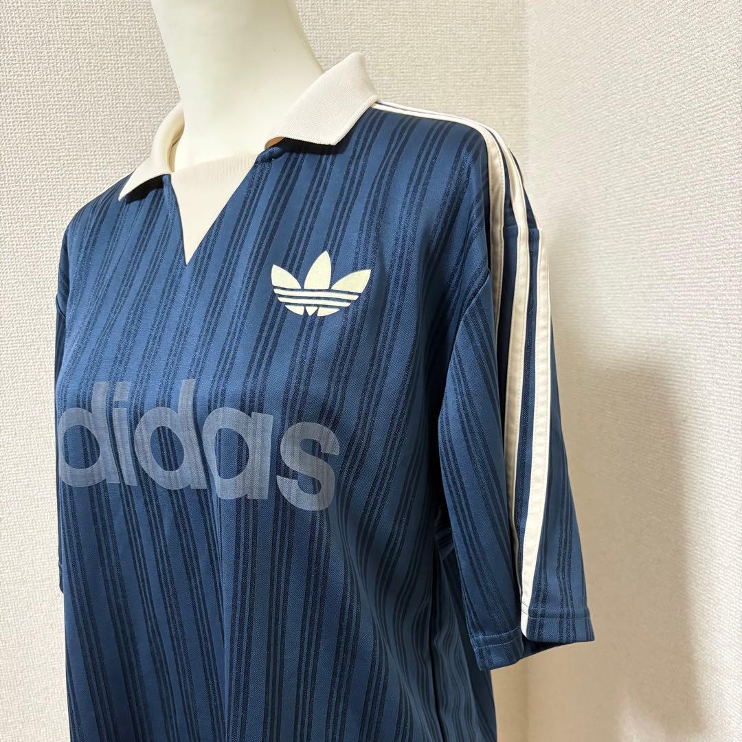 【極美品】アディダス オリジナルス 襟付き ゲームシャツ 紺 XS ゴーリー