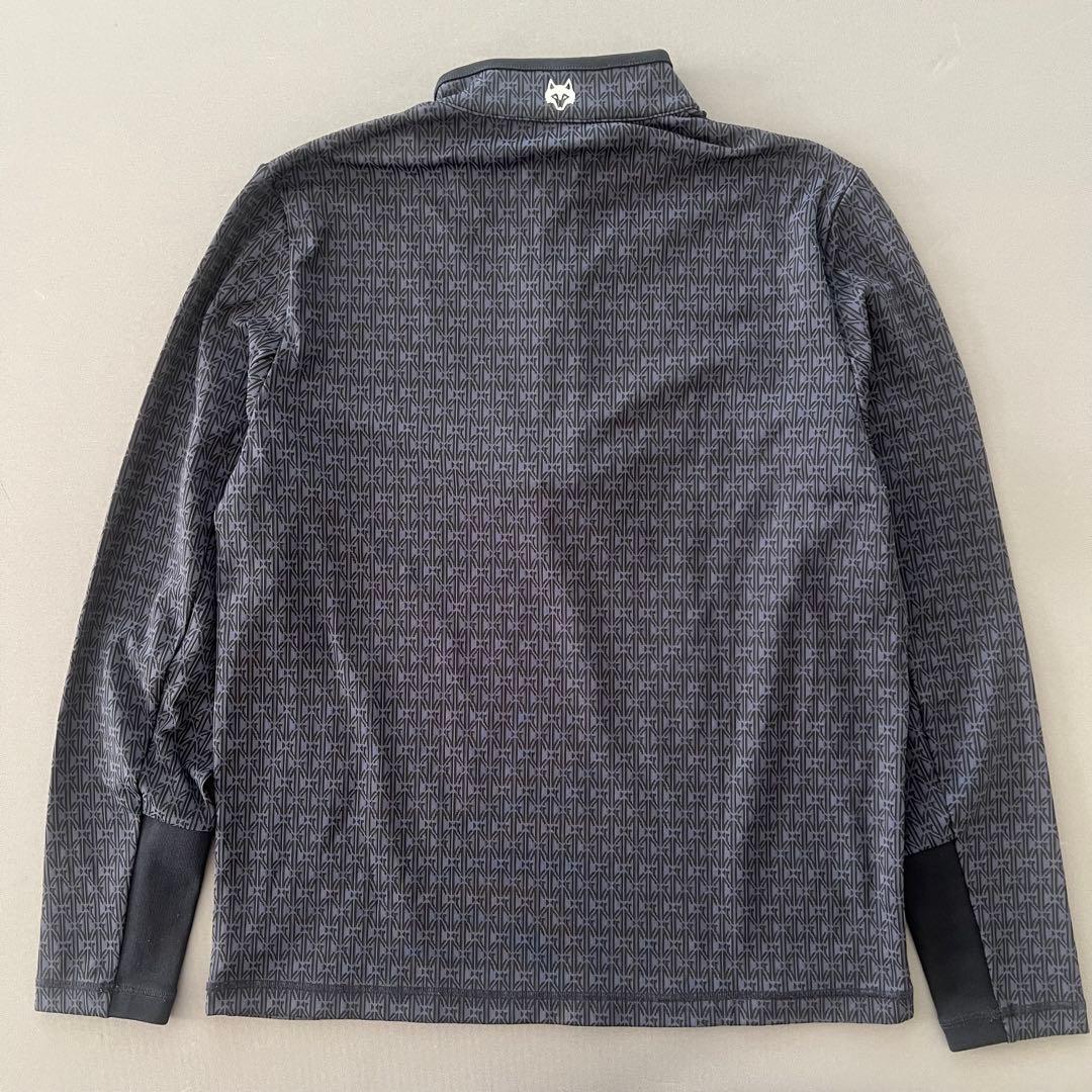 GREYSON グレイソン　総柄　ハーフジップ 長袖シャツ　メンズ　ゴルフ