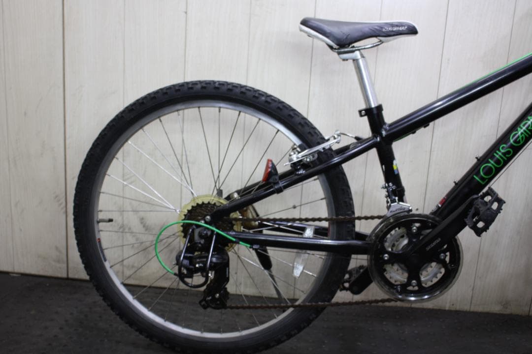 ルイガノ LGS-J24 24型 シマノ21速 300mm 本格子供用MTB 黒
