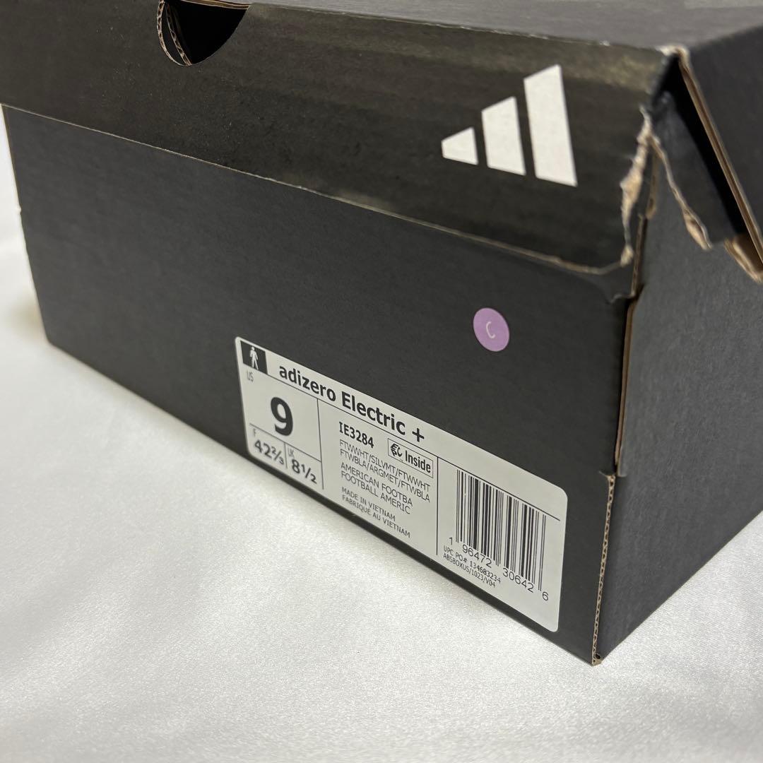 Adizero Electric+ Cleats WHT/SIL　27.0㎝　C