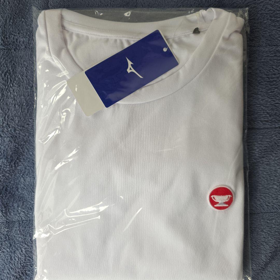 ミズノ MIZUNO　赤カップ　2XO白Tシャツ+靴下セット　美津濃　新品未使用