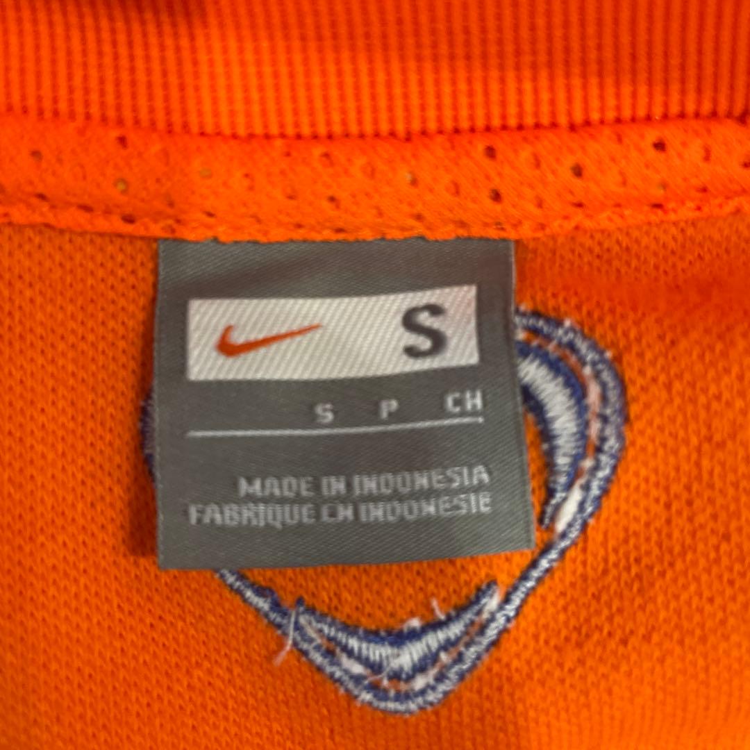 NIKE ナイキ トラックジャケット 刺繍ロゴ バックロゴ オランダ Sサイズ
