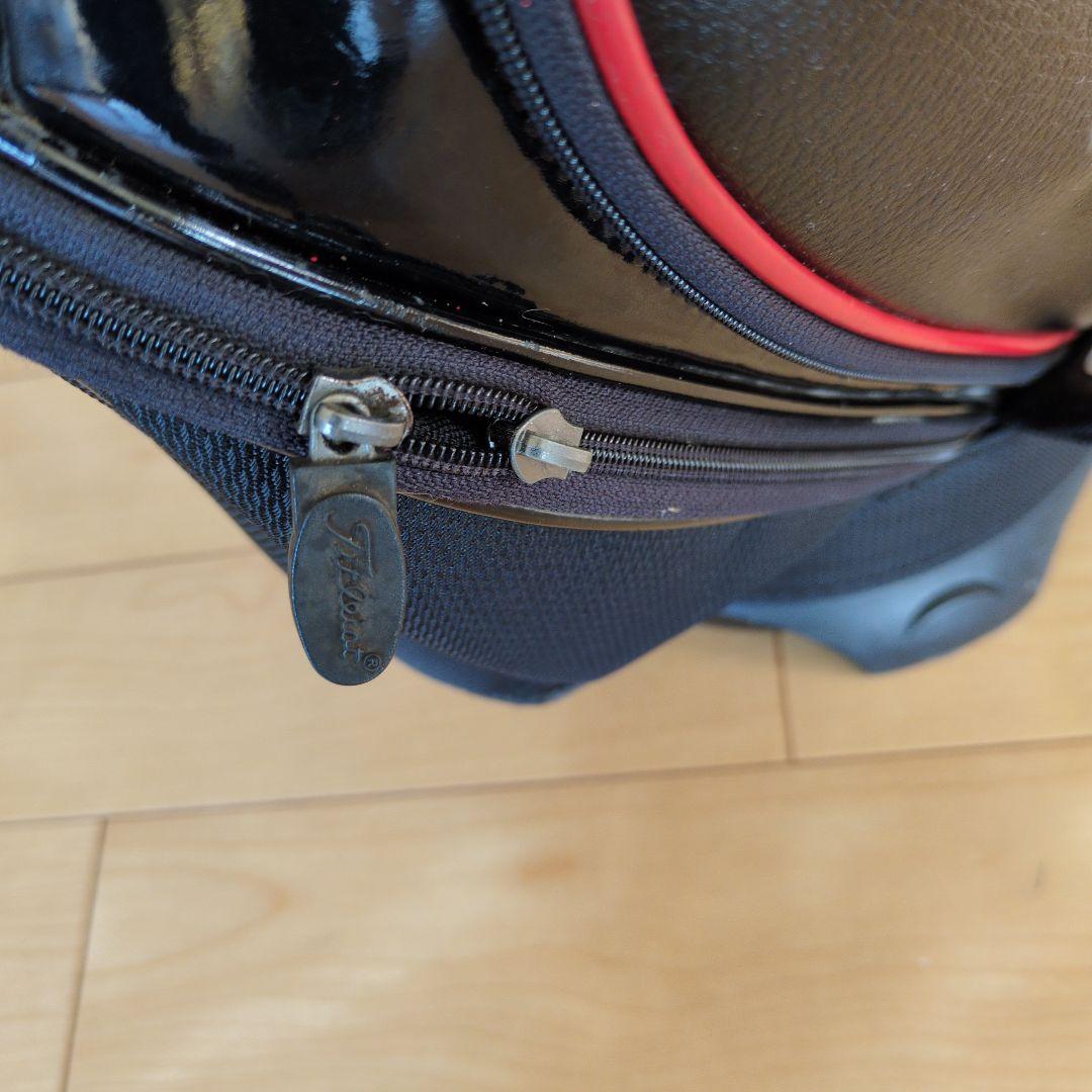 Titleist キャディバッグ 黒/赤
