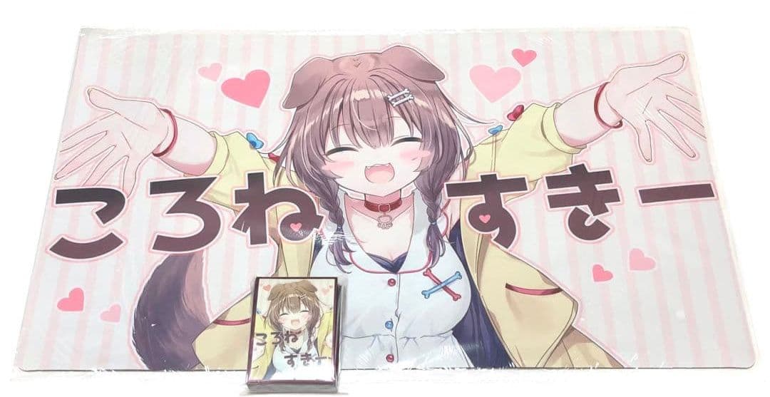 ホロライブ 戌神ころね ころねすきー　スリーブ プレイマット 白詰草 ラスト a
