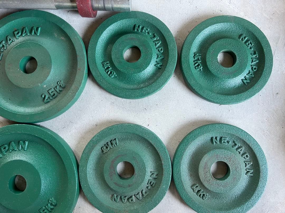 NEJAPAN バーベルセット 2.5kg 1.5 NE JAPAN