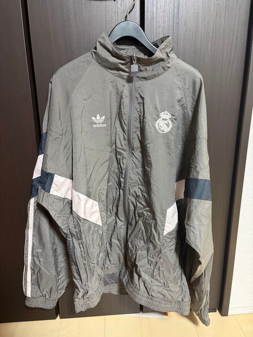 adidas Real Madrid ジャージ XL グレー