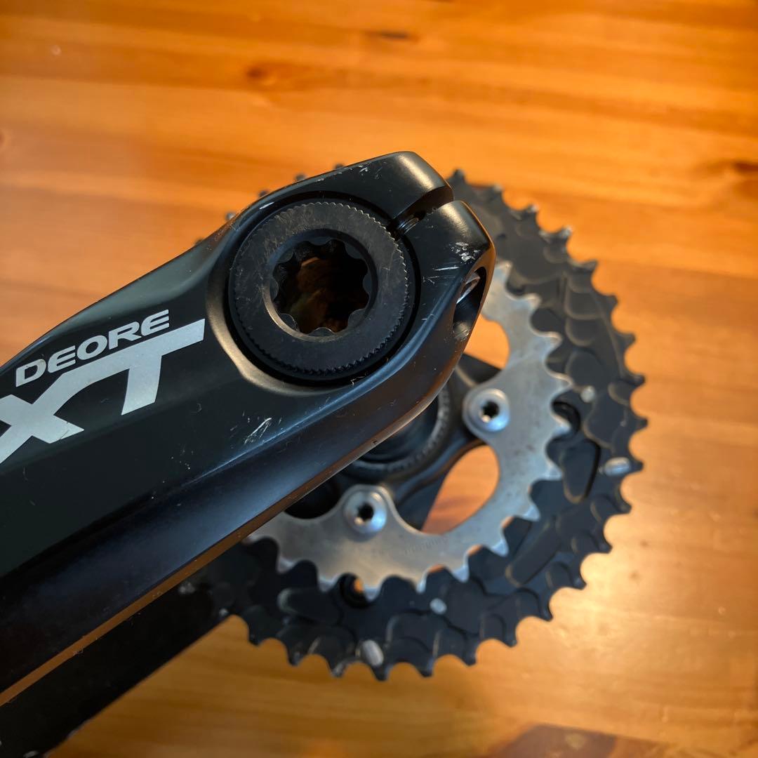 SHIMANO DEORE XT クランクセット 11速 ブラック