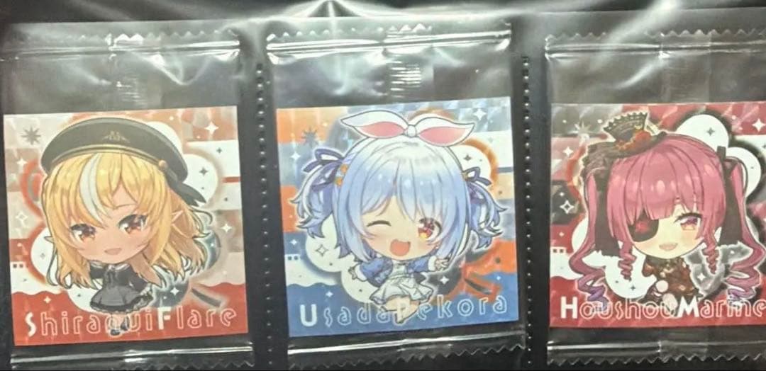 ホロライブ　ホロナツステッカーシール　ホロライブいたじゃがおまけシールまとめ売り